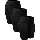 NELEUS Women's Athletic Shorts High Waist Tummy Control Workout Biker Shorts for Running Gym Yoga