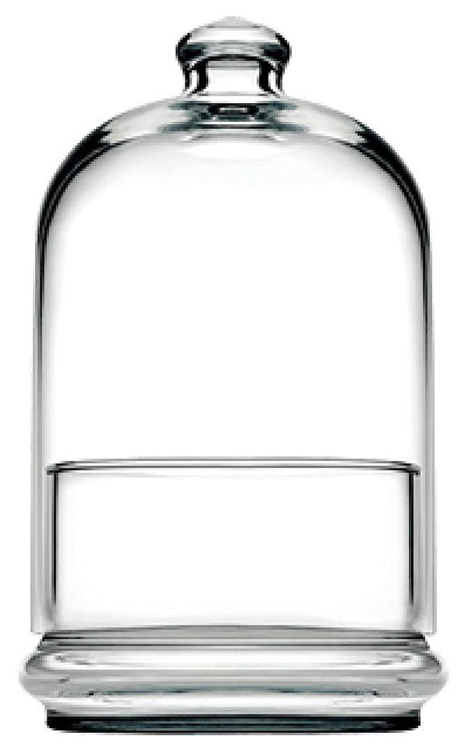 Pasabahce Midi Patisserie Glass Container with Dome, Cm 11.5 X 19 H, Glass, Multicolor
