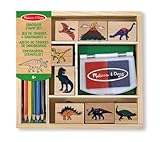 Toy 7 Pack MELISSA & DOUG DINOSAUR STAMP SET Book