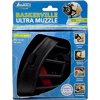The Company of Animals Baskerville Ultra Muzzle for Dogs Size 5 5.5