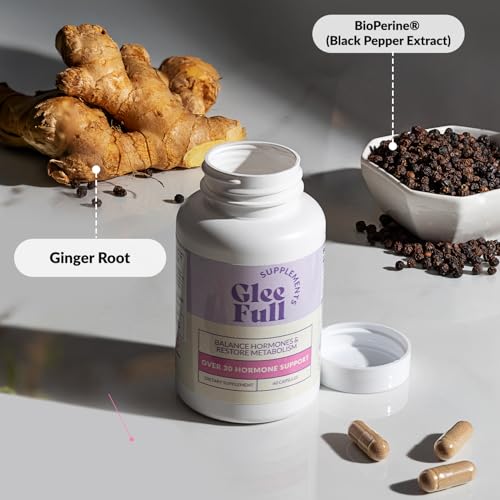 GleeFull Over 30 Hormone Support - Menopause Supplements for Women - Hormone Support for Women