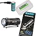 Olight S1 Mini Baton Ultra Compact 600 Lumens Rechargeable LED Flashlight with EdisonBright Battery Organizer (Cool White)