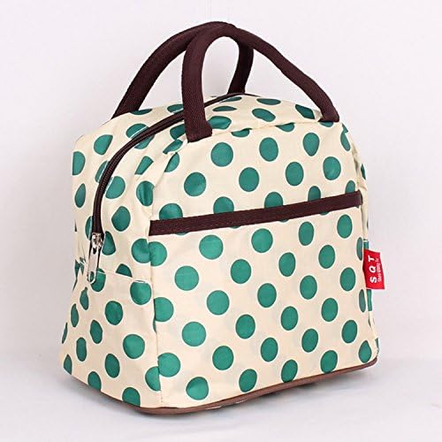 Lunch Bags,Decaral Canvas Convenient Lunch Box Zipper Bag Multi-function Lunch Bag Handbag (Design - 15)