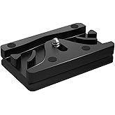 YAMCOWL Aluminum Camera Cable Clamp, USB HDMI Clip with 1/4"-20 Screw | Adjustable aluminum cable clip helps organize USB/HDMI camera cables and supports cleaner cable routing during shooting.