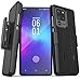 Encased Galaxy S20 Ultra Belt Clip Case (2020 DuraClip) Ultra Slim Cover with Holster (Samsung S20 Ultra 6.9) Black