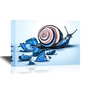 Snail Breaking Through Its Shell