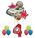 Hot Wheels 4th Birthday Party Supplies and Balloon Decorations