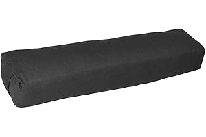 YogaAccessories Pranayama Cotton Yoga Bolster