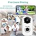 Security Camera WiFi Outdoor Battery Powered PIR Cam Waterproof Wireless Home Indoor IP Cameras,Two Way Audio,Night Vision Motion Detection