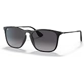 Ray-Ban RB4187 Chris Square Sunglasses | In Transparent Brown, Transparent Green &amp; Light Havana. Polarized options available. Lightweight durable frame.