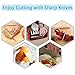 Knife Sharpener, Areson 3-Stage Kitchen Knife Sharpeners to Restore Knives or Shears Blades Quickly Safely, Easy to Use for Kitchen