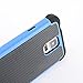 Galaxy S5 Case,OHOH [Shock Absorbent] [Impact Resistant ] Samsung Galaxy S5 Case,Rubber&Plastic Hybrid Full-Body Shockproof Drop Resistant Protective Case Cover for Samsung Galaxy S5(Blue)