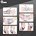 JBM BMX Bike Knee Pads and Elbow Pads with Wrist Guards Protective Gear Set for Biking, Riding, Cycling and Multi Sports Safety Protection: Scooter, Skateboard, Bicycle, Rollerblades (Silver, Adult)