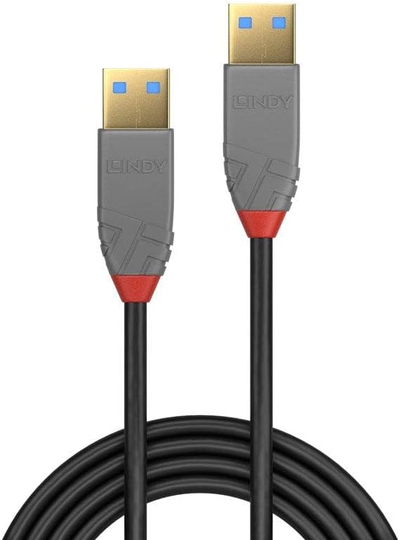 Lindy 0.5m USB 3.2 Type A to A Cable, 5Gbps, Anthra Line, High Speed Data Transfer. Compatible with External Hard Drives - Image 3