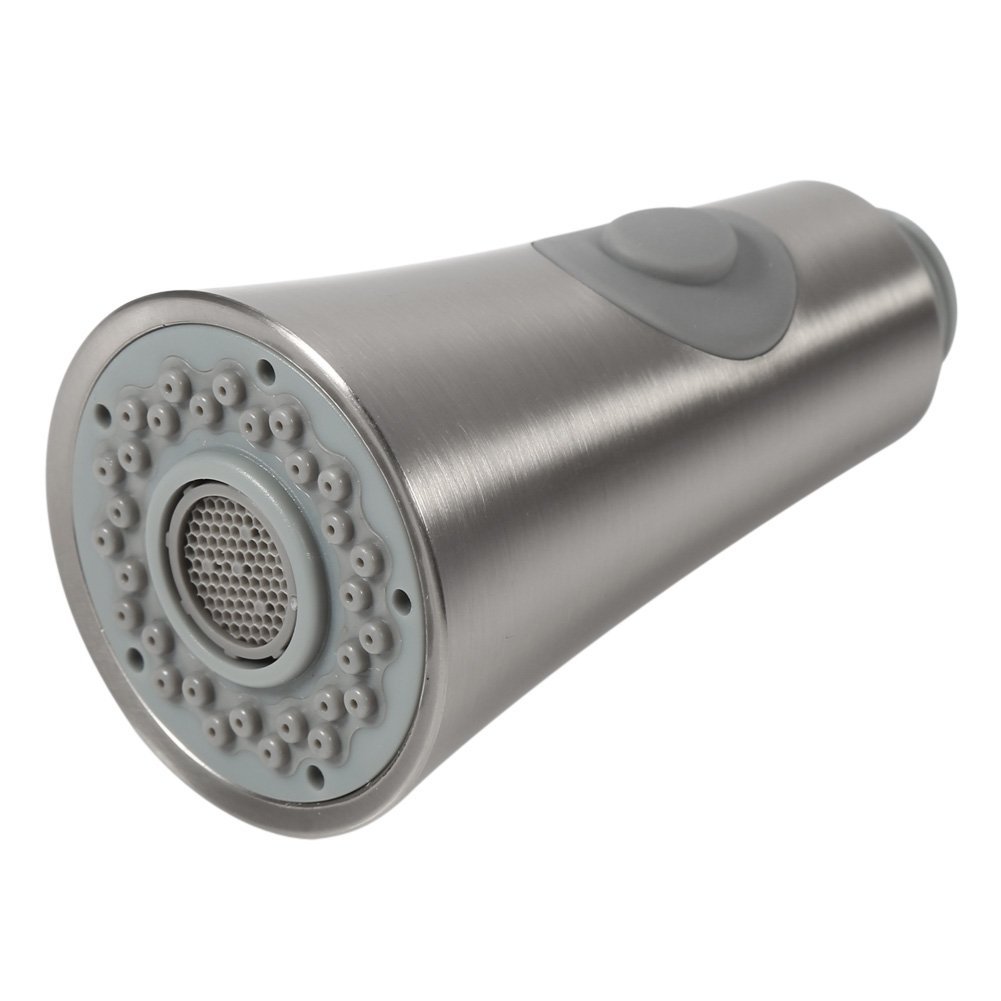 4 Points Interface ABS Pull-Out Nozzle, Kitchen Sink Faucet Pull Down Steel to Replace Pull-Out Sprinkler