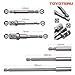 TOYOTERU Socket Adapter & Bit with Bit Extension Holder (16pcs),Hex Quick Change Chuck Socket Adapter, Impact Hex Shank Drill Bits Bar