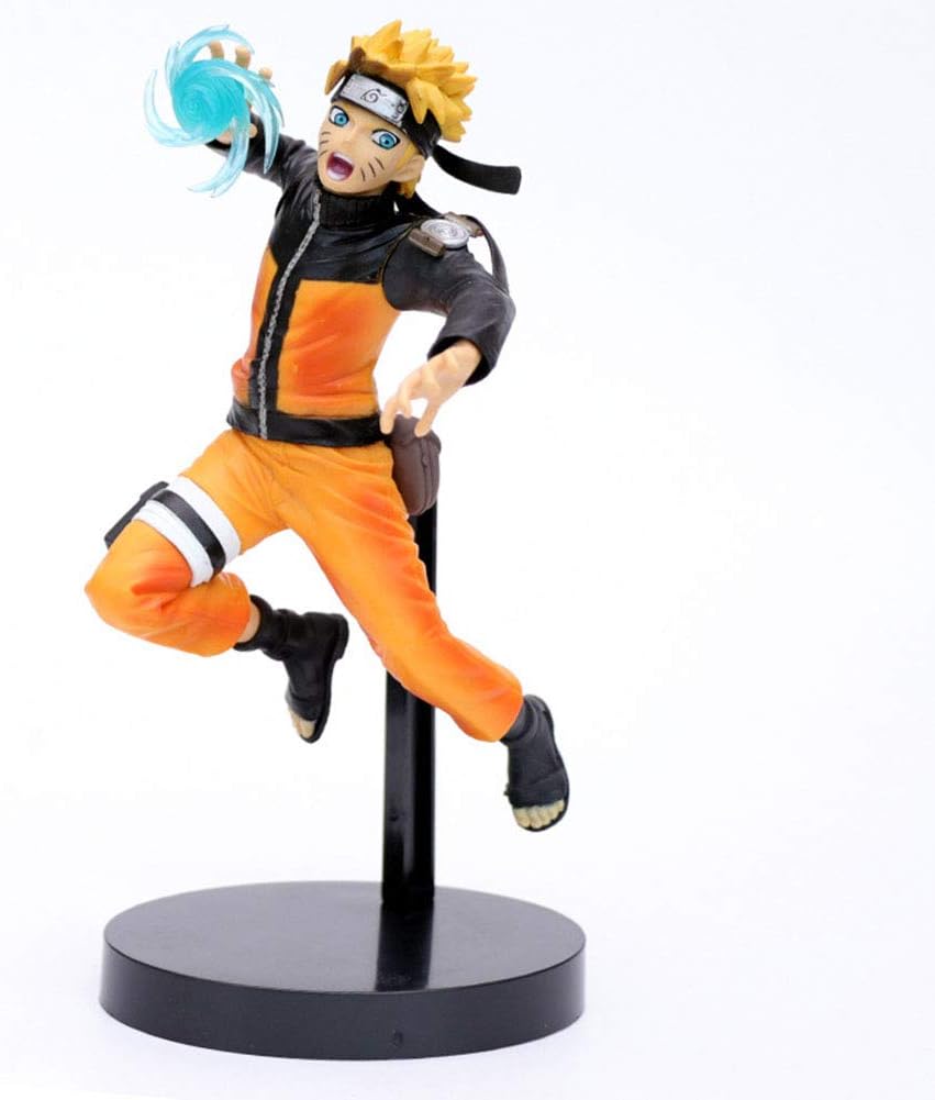 WerNerk Anime Naruto Action Figure Uzumaki Naruto & Hatake Kakashi & Uchiha Itachi & Namikaze Minato Vinyl Figure Collectible PVC Figure for Anime Fans( Uzumaki Naruto)