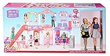 Barbie Malibu Ave 2-Story Mall with 2 Dolls - (50+ Pieces, 2' Tall, 4' Wide)