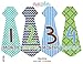 Necktie 12 Baby Monthly Stickers Boy 6.6x2.5 inch Precut