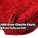 DOZZZ Fluffy Chenille Knitted Throw Blanket with Decorative Fringe for Home Décor Bed Sofa Couch Chair Burgundy Red