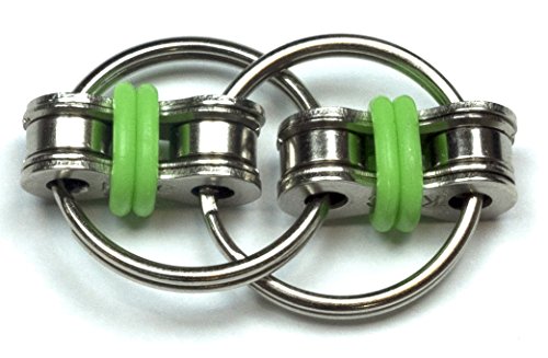 Tom's Fidgets Flippy Chain Fidget Stress Reducer Toy - Green