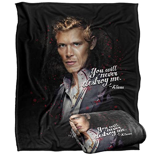 VAMPIRE DIARIES Never Destroy Officially Licensed Silky Touch Super Soft Throw Blanket 152 x 127 cm