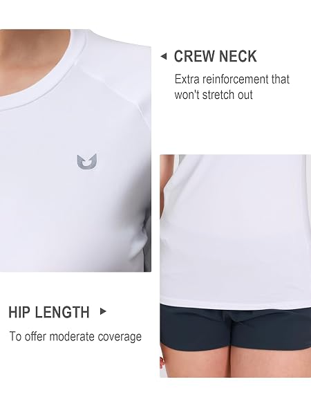 NORTHYARD WOMEN’S WORKOUT TOPS ATHLETIC SHIRTS QUICK DRY RUNNING T-SHIRT SHORT SLEEVE MOISTURE WICKING CREW NECK TAG-FREE BASIC TEES FOR GYM TRAINING SPORT WHITE S