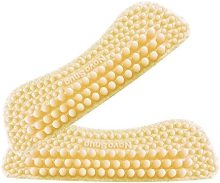 Gel Heel Grips Pads Liner Cushions Inserts for Loose Shoes,Shoe Pads for Shoes too Big,2 Pairs (Thin, Beige)