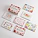 56 Unique Thank You Postcards - 7 Beautiful Watercolor & Floral Designs on 4x6