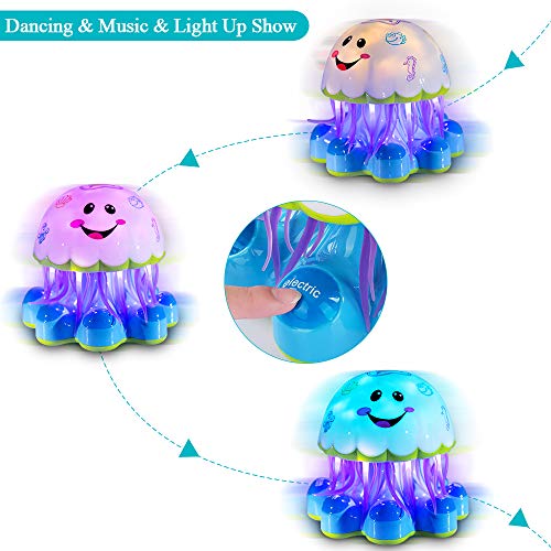 image for TEMI Electronic Baby Activity Jellyfish Dancing and Musical Toys for T