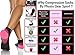 Compression Running Socks Men & Women - Best Low Cut No Show Athletic Socks for Stamina Circulation & Recovery - Durable Ankle Socks for Runners, Plantar Fasciitis & Cycling - 4 PAIRS PNK BLK S/M