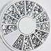 Adecco LLC Great Mixed DIY Size Glitter Rhinestones Charm 3D Nail art Decor Accessories (common)