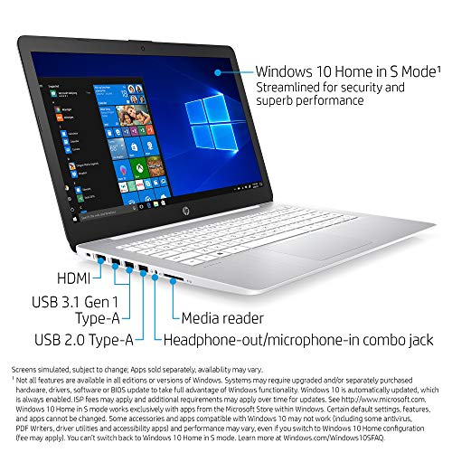 HP-Stream-14-inch-Laptop-AMD-Dual-Core-A4-9120E-Processor-4-GB-SDRAM-64-GB-eMMC-Windows-10-Home-in-S-Mode-with-Office-365-Personal-for-One-Year-14-ds0070nr-Diamond-WhiteBlue