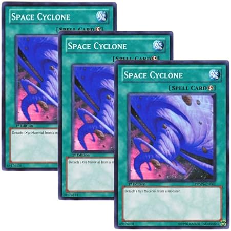 Amazon 3枚セット 遊戯王 英語版 Phsw En061 Space Cyclone スペース サイクロン ノーマル 1st Edition トレカ 通販
