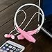 Universal PChero® Wireless Music A2dp Stereo Bluetooth Headphones Vibration Neckband Style Headset Earphone Headphone for Most Bluetooth Smartphones - Using Voip, Skype and Online Talking - [Pink]
