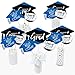 Big Dot of Happiness Blue 2025 Graduation Party Centerpiece Sticks - Table Toppers - Set of 15