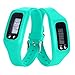 Perman Durable Digital LCD Pedometer Run Step Walking Distance Calorie Counter Watch Bracelet (HONHX Sky Blue)