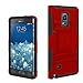 Note Edge Case, EC™ Hybrid Shockproof Kickstand Holster Case Cover with Belt Clip for Samsung Galaxy Note Edge (Red/Black)
