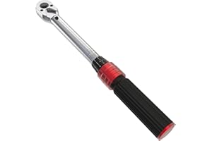 SuZhi 1/4-inch Drive Click Small Bike Torque Wrench 20-220in.lb / 2.3-24.9Nm Alloy Aluminum & Cr-Mo Material for Garage Bicycle & Car Maintenance,Small Engine, Bolt & Nut.
