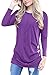 Twippo Women's Long Sleeve Casual Blouse Shirt Tops Tunic