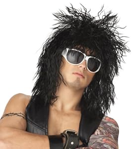 California Costumes Rocking Dude Wig, Black, One Size