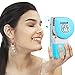 LUCKSTAR Handheld Cooler Fan - Small Fan Mini-Air Conditioner Speed Adjustable Summer Cooler Fan With Water Bottle Powered by Batteries or USB Cable for Home / Office / Travel / Outdoor (Blue)