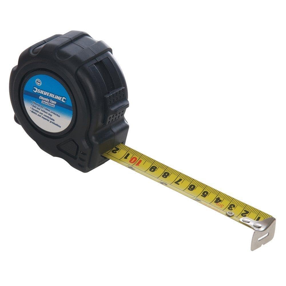 Silverline Chunky Tape Measure 5m / 16ft x 25mm (250192)