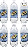 Schweppes Club Soda, 33.8 Oz Bottle (Pack of 6, Total of 202.8 Oz)