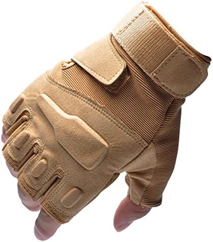 Men's Outdoor Military Half-finger Fingerless Hunting Riding Cycling Gloves Motorcycle Gloves Shooting Airsoft Gloves