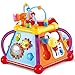 JOYIN Baby Toddler Activity Center Musical Activity Cube Play Learning Center Toy 15 in 1 Interactive Educational Activity Pyramid Multi-Functions with Lights Sounds
