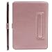 MOSISO Compatible with MacBook Pro Retina 13 inch Case A1502 A1425 2015-2012 Release, Premium PU Leather Book Folio Protective Stand Cover Sleeve, Rose Gold