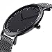 Clearance! Lovers' Fashion Mesh Strap Watch, SINMA Simple Alloy Bracelet Analog Quatz Wrist Watches (Black)
