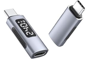 LED Display USB C Adapter 240W 40Gbps 8K@60Hz, USB4 Connecter fits for Thunderbolt 4/3, iPhone 16 15 Pro Max, Current Voltage