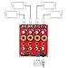 DROK Buck Converter Voltage Regulator DC 8-30V to DC 5V Power Supply Transformer Charge Adapter Module 4 USB Port Support QC 3.0 2.0 Fast Charging